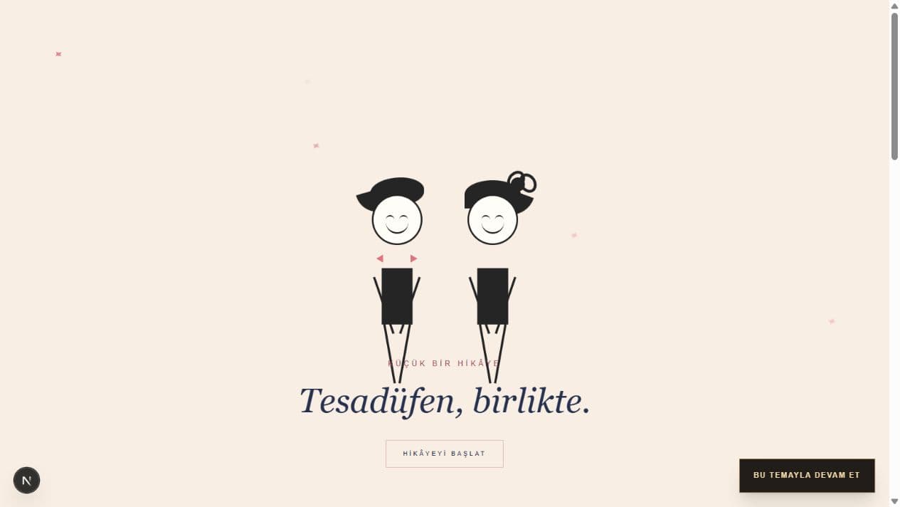 Tesadüfen Birlikte tema önizlemesi